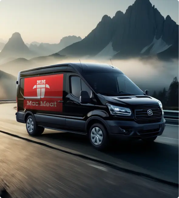 Refrigerated delivery truck