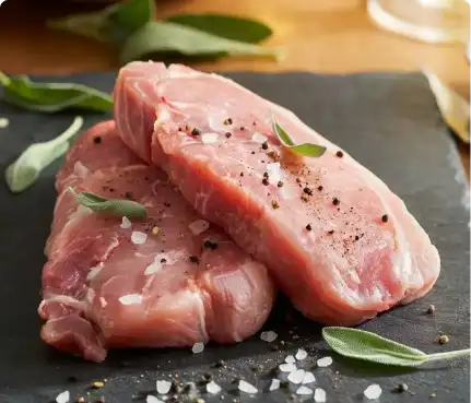 Fresh pork cuts